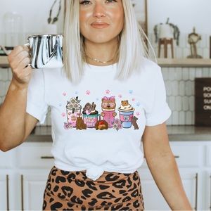 Mama Bear Fuel Graphic Tee (White)